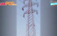 (粵)溫州裸女爬電塔 觸電變火球
