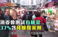 (港聞)消委會測試有機菜　37%含殘餘除害劑