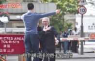 郭炳江頭髮白變棕 傍晚探望母親後離開