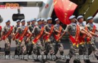 北京閱兵村開放傳媒採訪  展示三軍儀仗隊