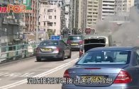 勞斯萊斯灣仔「自燃」 司機爬出車廂逃生