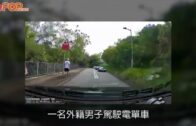 馬路炸彈｜鐵騎士逆線撼私家車  網民狠批如馬路炸彈