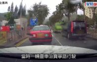 馬路奇事｜將軍澳靈車路上跌棺材  蓋已開露出棺內櫳