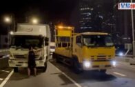 三車串燒｜荃灣路三車相撞 輕型貨車司機受困送院治理