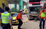 交通意外｜彩虹巴士總站九巴剷上行人路    最少11人受傷
