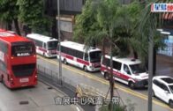 十一國慶｜戰術巴士出動  警方連日高姿態於會展一帶巡邏
