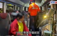 車Cam直擊｜青馬大橋20歲外籍寶馬男司機 左穿右插爬頭失控撞水馬