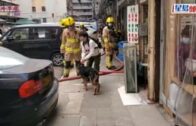 紅磡茶餐廳火警傳爆炸聲 兩狗獲救其一燒傷皮裂燶毛