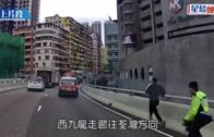 毒品快餐車被警追截 西九龍走廊瘋狂撞車奪路 釀4車相撞一人傷