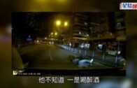 車Cam直擊｜「尼馬」元旦夜駕臨旺角飛撲式「碰瓷」 再離奇碌地自轉77圈足足一分鐘