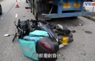 天水圍電單車失控猛撼路邊拖頭 鐵騎士重創吐血亡