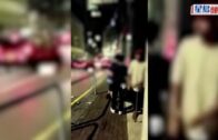 有片｜中環雲咸街大混戰 酒吧打到街外 3人受傷