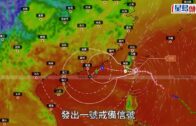 颱風小犬．持續更新︱天文台晚上發出一號戒備信號 料10.5全日維持