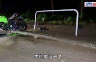 元朗奪命車禍｜電單車疑爬頭失事 Tesla司機涉危駕被捕
