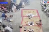 有片｜酒精烤魷魚竟射出「火箭」 女童烈焰焚身驚慄畫面曝光