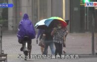 黃雨警告生效期間 大埔公路近金山水浸車場