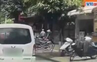 廣西警車掟彎失控 3名行人受傷｜有片