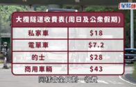 大欖隧道︱政府5.31端午節收回隧道實施新收費 凌晨3時封閉兩小時 5時起實行「易通行」（附最新收費）