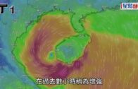 蝴蝶颱風︱天文台: 一號戒備信號至少維持至明日中午 明日下午評估需否改發三號強風信號