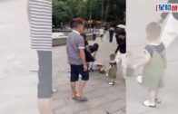 一家四口對動物園大熊貓嚎叫 女子出言制止反遭圍毆｜有片