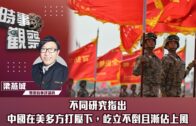 時事觀察—梁燕城：不同研究指出中國在美多方打壓下，屹立不倒且漸佔上風