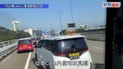 北大嶼山公路車禍造成1死2傷 的士猛撼箭嘴車起火 男乘客拋離座撼車頂亡