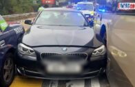 大埔寶馬行車證過期遇查逃走 連撞3車傷2警 男司機女乘客被制服