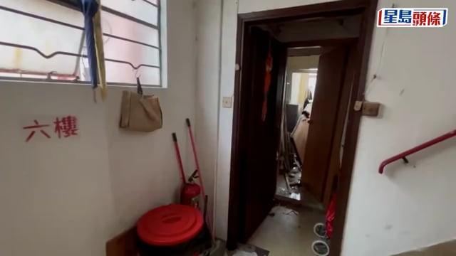 大埔熱水爐爆炸｜涉事單位曝光損毀嚴重 門框窗花變形 牆身現裂痕