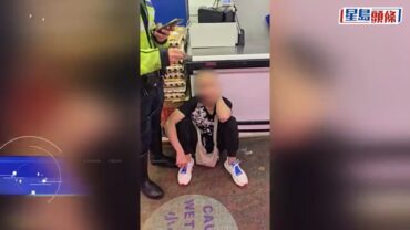 藍田超市光頭賊偷3箱海鮮落網 惱羞成怒衝向目擊者斥「扮好市民」