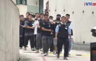 將軍澳泥頭車衝落山坡卡污水渠 司機一度被困輕傷送院