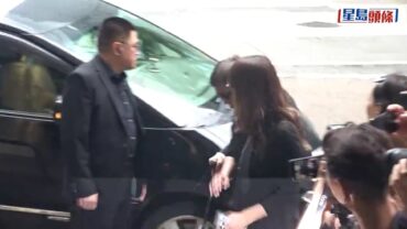 谷薇麗設靈丨半個電影圈向故友致哀 鍾楚紅全黑素服拭淚送別 施南生步履蹣跚需人攙扶仍到場
