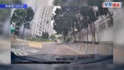 屯門男子冒死搶軚盤捱撞受傷 車上遺煙彈 司機棄車逃去