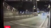 車Cam直擊｜大圍私家車疑衝燈 與的士相撞釀3傷