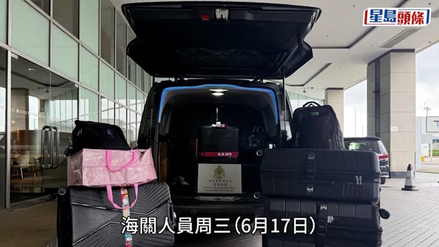 海關機場酒店外檢近11萬支私煙拘3男 兩旅客涉日本帶貨入境 貨車司機同被捕