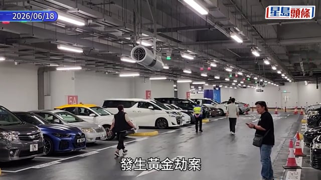 機場劫黃金|過程曝光 2匪舉刀指嚇事主 七人車接應3匪逃走