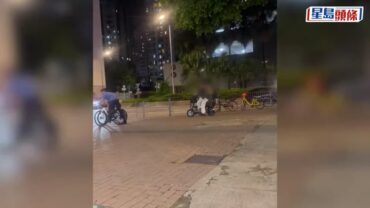 有片｜元朗少年踩電動單車「3人行」過路 網民：遲早出事
