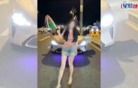 拍片吸粉｜成都23歲男子深夜住宅天台跳傘 涉危害公共安全遭行拘｜有片