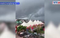 有片｜長洲驚現水龍捲奇觀 狂風大作直上雲霄 街坊嘖嘖稱奇
