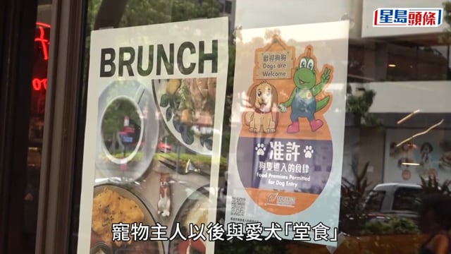 狗隻入食肆｜預留室內空間作「毛孩專區」 餐廳負責人:視乎實際情況再檢討安排