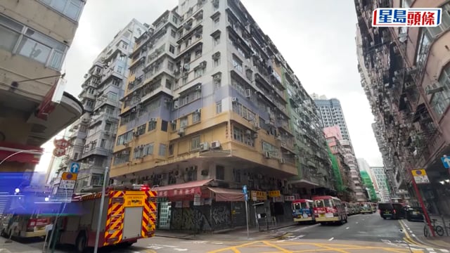 旺角花園街大廈梯間起火 疑煙蒂肇禍消防救熄