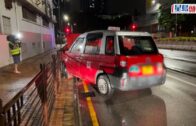 荃灣的士剷行人路撞欄 58歲司機昏迷送院亡 疑載客期間病發肇禍