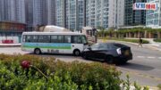 東涌匯東街校巴私家車相撞 9人傷包括學童