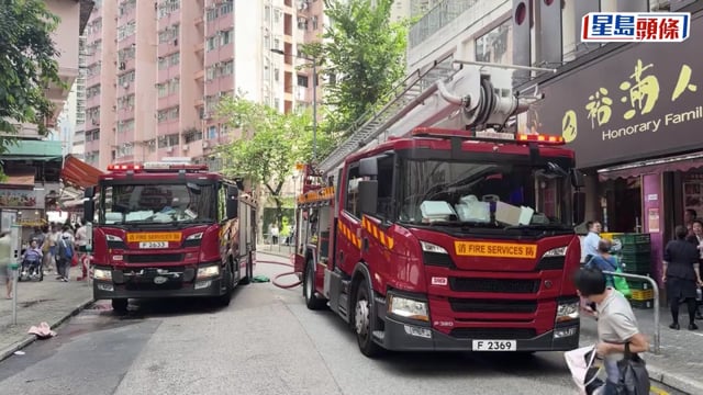 葵涌石蔭路酒樓煮食搶火冒濃煙 半百食客急疏散