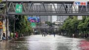 曼谷水浸｜致8死超180萬人受災損失逾3億美元 鱷魚出逃民眾街頭衝浪