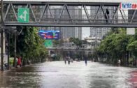 曼谷水浸｜致8死超180萬人受災損失逾3億美元 鱷魚出逃民眾街頭衝浪