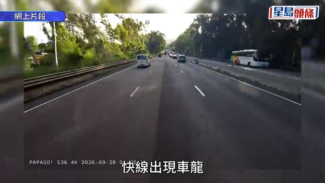 車Cam直擊｜元朗新田公路綠的猛撼私家車 炮彈式飛彈「反肚」釀2傷
