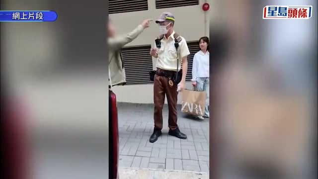 有片｜中環司機狂鬧交通督導員 連環爆粗手指指 事隔一日被捕
