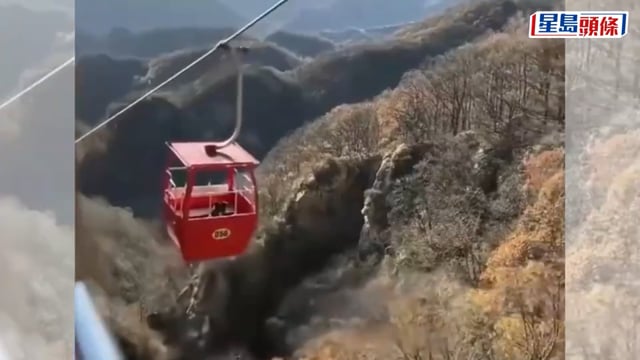 黑狗淡定獨自搭纜車上山 石家莊景區：識路偷偷上車｜有片